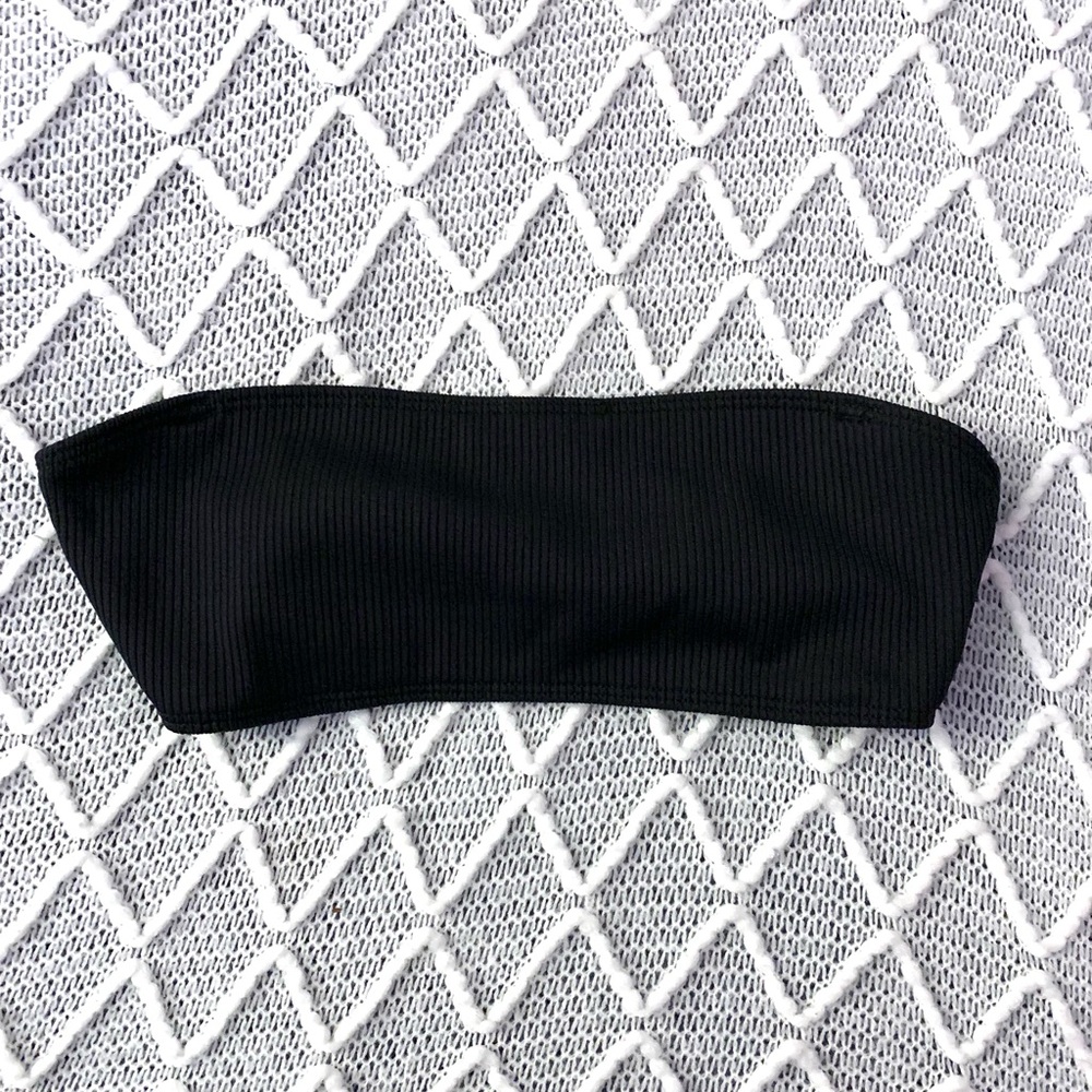 Forever 21 Bandeau Ribbed Bikini Top